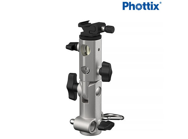 Phottix Varos Pro BG Tiltbar paraplyholder med hotshoefeste 